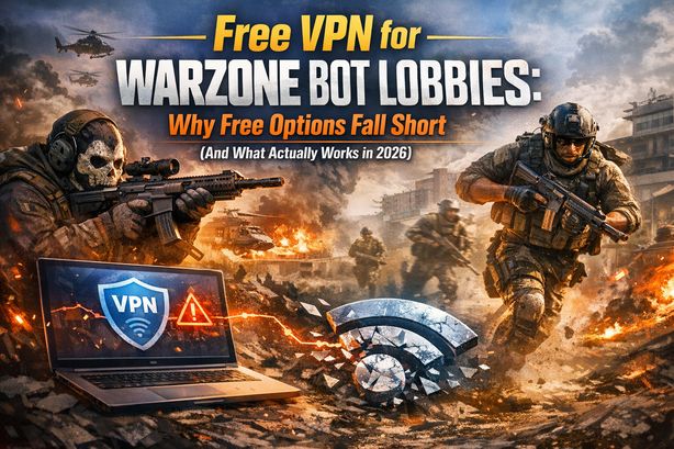 Free VPN for Warzone Bot Lobbies: Why Free Options Fall Short (And What Actually Works in 2026)