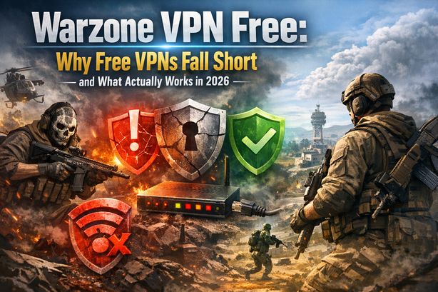 Warzone VPN Free: Why Free VPNs Fall Short and What Actually Works in 2026