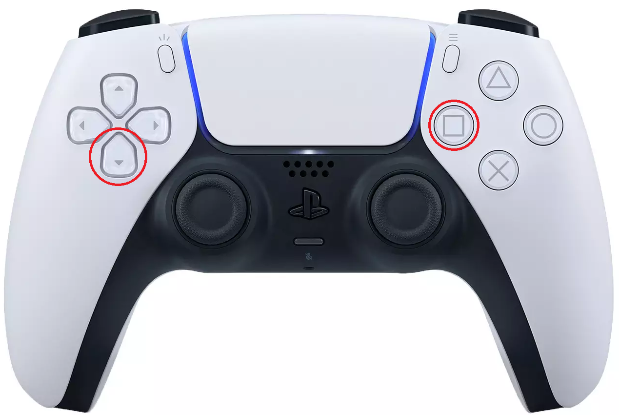 Controller button combination to reset the profile to primary